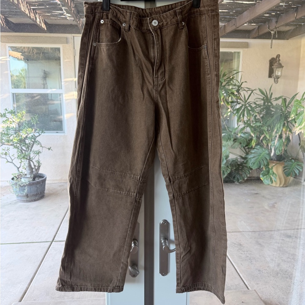 Amazon Women's High Rise Brown Jeans